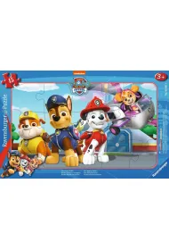Puzzle 15 Paw Patrol Brave Rescuers Frame Ravensburger