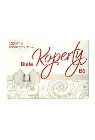 Pol-Mak Koperty bia�e KB6 176x125�100 szt. Og�lne zest. 523 Kolor - Bia�e