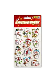 Penmate Naklejki puffy Emotion Snowmen