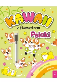 Kawaii z flamastrem. Psiaki