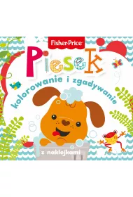 Fisher Price. Kolorowanka pod�ogowa. Piesek - kolorowanie i zgadywanie z naklejkami
