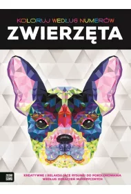 Koloruj wed�ug numer�w. Zwierz�ta
