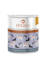 Perro Junior Indyk i dynia karma mokra dla szczenit 850 g