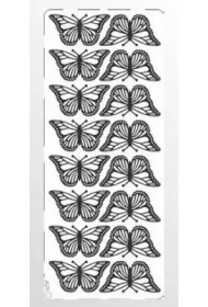 Galeria Hobby Stiker a�urowy srebrny