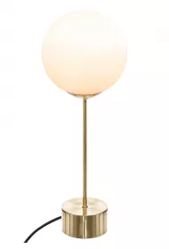Atmosphera Lampka nocna Dris Gold szklany klosz