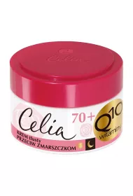 Celia Q10 Witaminy 70+ krem tusty do twarzy przeciw zmarszczkom z kolagenem 50 ml