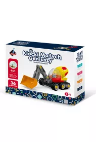 Klocki konstrukcyjne ma�ych geniuszy 4w1 36el