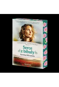 Stacja Jagodno. Serce z bibu�y (barwione brzegi)
