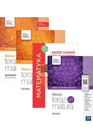 Pakiet Matura 2026: Nowa Teraz matura. Vademecum: Matematyka oraz Fizyka, Matematyka. Zbi�r zada� maturalnych. Lata 2002-2025. Poziom rozszerzony, Nowa Teraz matura. Fizyka. Zbi�r zada� maturalnych