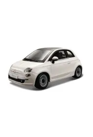 Fiat 500 White 1:24 BBURAGO