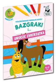 Bazgraki i... urocze zwierz�tka. Kolorowanie wed�ug kodu. Kapitan Nauka
