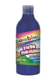 St. Majewski Farba plakatowa w butelce Bambino 500 ml niebieska