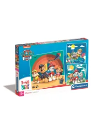 Puzzle 3x48 el. SuperColor. Psi Patrol Clementoni