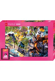 Puzzle 1000 el. Filmy Petera Jacksona Heye