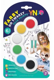 Interdruk Farby do malowania twarzy 6 kolor�w