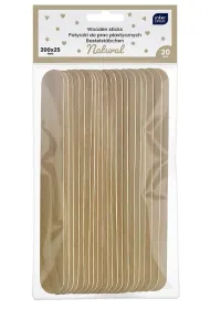 Interdruk Patyczki naturalne do prac plastycznych 200x25mm
