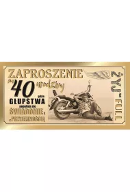 AbCard Zaproszenie Urodziny Z59 10 szt.