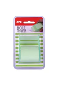 Apli Bloczek samoprzylepny w rolce zielony 50 mm x 8m