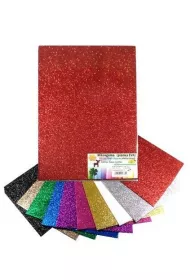 Galeria Hobby Pianka mikroguma brokat 20x30 cm, 10 arkuszy