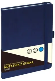 Grand Notatnik A5 z gumk� kratka 80 kartek