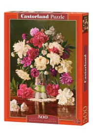 Puzzle 500 el. Beautiful Pheonies Castorland