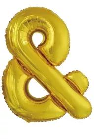 Amscan Balon foliowy znak & z�oty 71x86cm