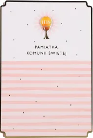 Karnet okazjonalny B6 z kopert� Komunia PAN DRAGON HM200-3308