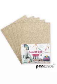 Penword Pianka brokatowa cappucino 21x29,7 cm