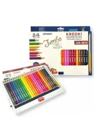 Penword Kredki o��wkowe tr�jk�tne jumbo temper�wka 26 kol.