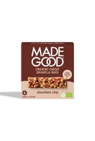 Madegood Batony granola crunchy z czekolad� bezglutenowe 6 x 24 g Bio