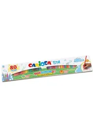 Carioca Kredki o��wkowe Tita 80 kol. (42890)