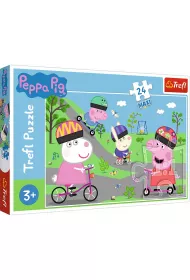 Puzzle maxi 24 el. Aktywny dzie� �winki Peppy i Trefl