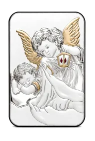 Obraz srebrny Anio� Str� 14,5x20cm