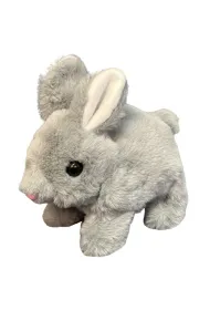 Maskotka Zaj�c Kr�lik szary 18cm LeanToys