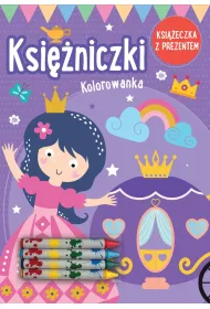 Ksi�niczki. Kolorowanka (ksi��eczka z prezentem - kredki)