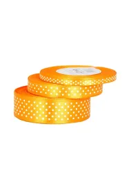 Pogotowie Florystyczno �lubne Wst��ka satynowa w kropki jajko 6mm/22mb