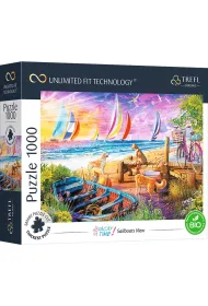 Puzzle 1000 el. Sailboats View Trefl