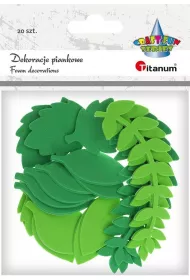 Titanum Naklejki piankowe li�cie paproci 27x85mm