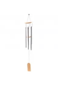 Dzwonki wietrzne drewniane z metalowymi rurkami 88cm