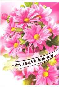 Art Nuvo Karnet B6 Kwiaty W Dniu Twoich Imienin FF1278