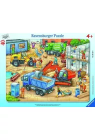 Puzzle 40 el. Wielkie pojazdy budowlane Ravensburger