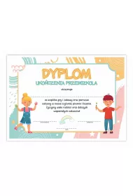 LearnHow Dyplom A4 ukoczenia przedszkola - Dzieci 30szt