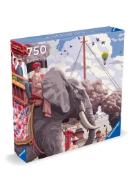 Puzzle 750 el. Art&Soul Dooko�a �wiata w 80 dni Ravensburger