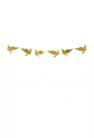 PartyDeco Girlanda Go��bie z�oty 112cm