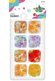 Titanum Konfetti Craft-Fun zestaw 8x4g