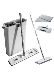 LeanToys Mop p�aski z wiadrem dwukomorowym