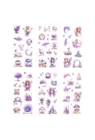 dpCraft Naklejki Pet Wr�ki Amethyst  6 arkuszy