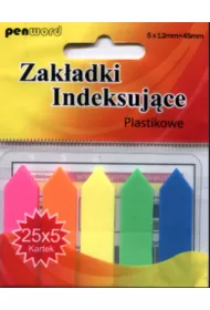 Polsirhurt Zak�adki indeksuj�ce plastikowe 12 x 45 mm