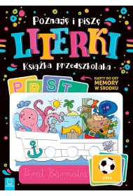 Poznaj� i pisz� literki. Ksi��ka przedszkolaka. Karty do gry memory w �rodku