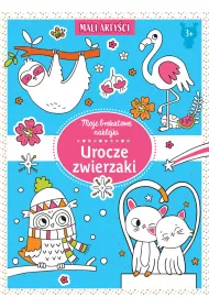 Moje brokatowe naklejki. Urocze zwierzaki